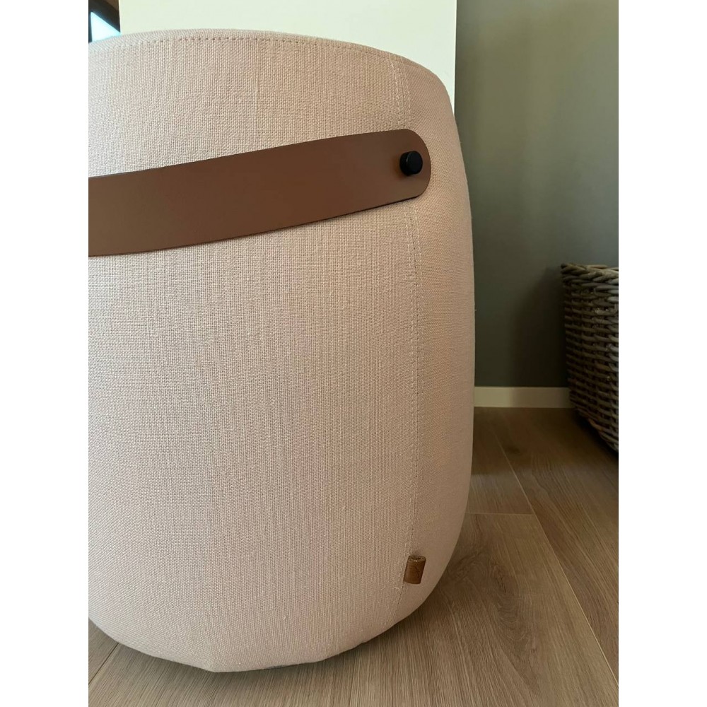 Milo Stool - Imogen Oyster Pink