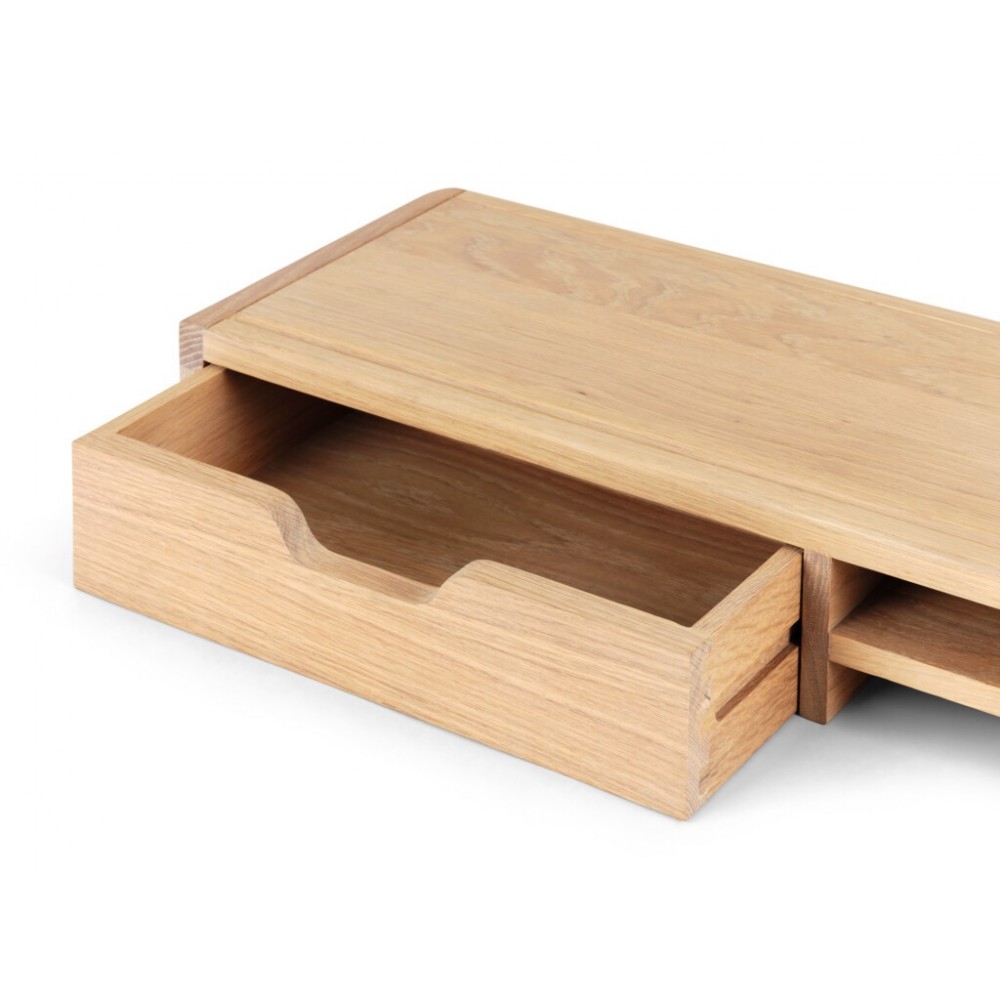 Heatherley Desk Organiser - Natural Oak