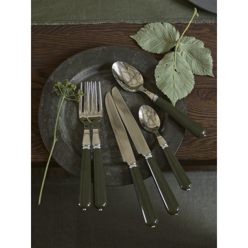Handsworth 24pcs Cutlery Set - Olive