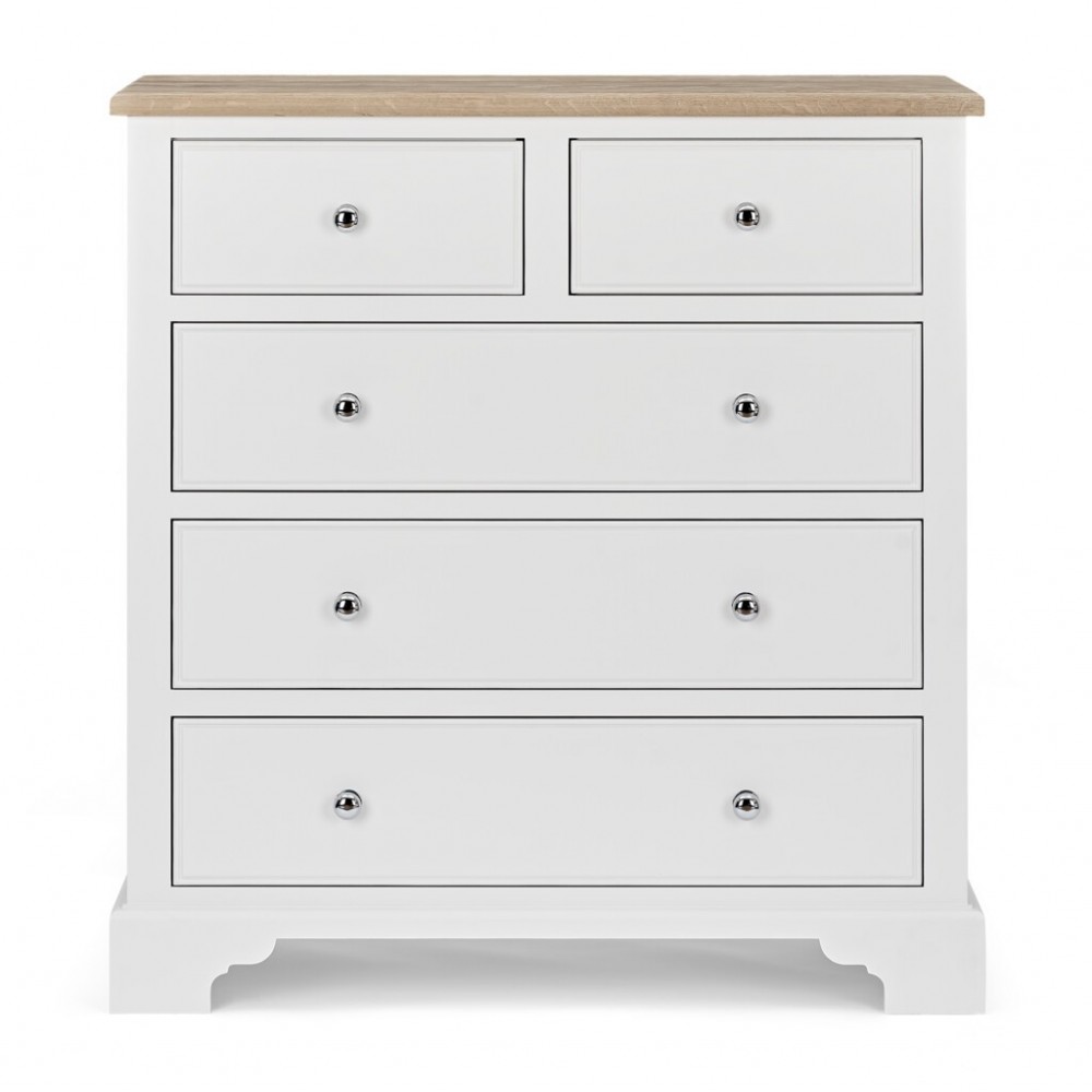 Chichester Tall Chest of Drawers - Shell