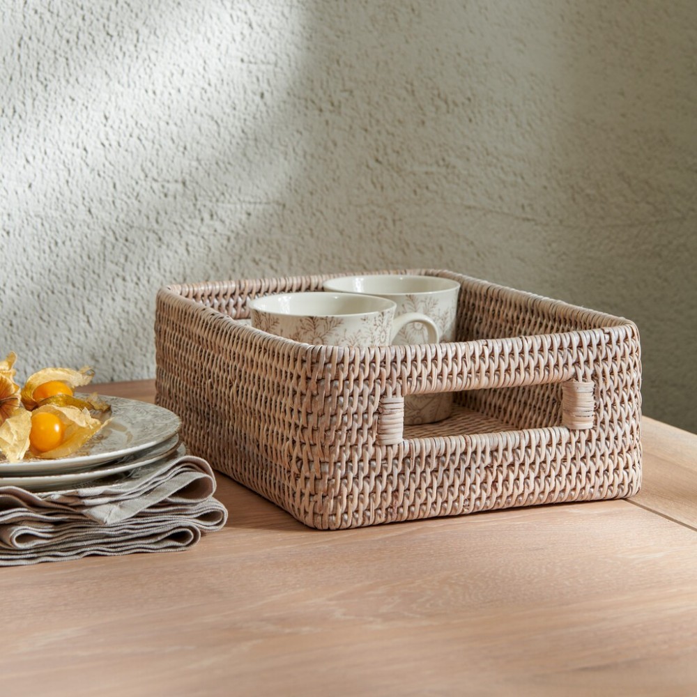 Ashcroft Rectangular Box Tray 35x26cm - Silver Reed