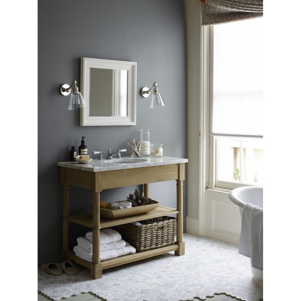 Keats Wall Light Single Arm - Glass shade - Small