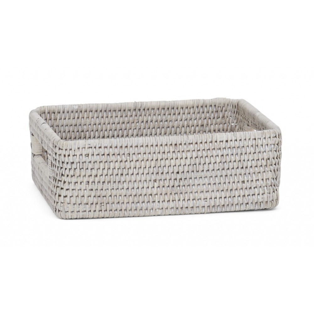 Ashcroft Rectangular Box Tray 27x21cm - Silver Reed