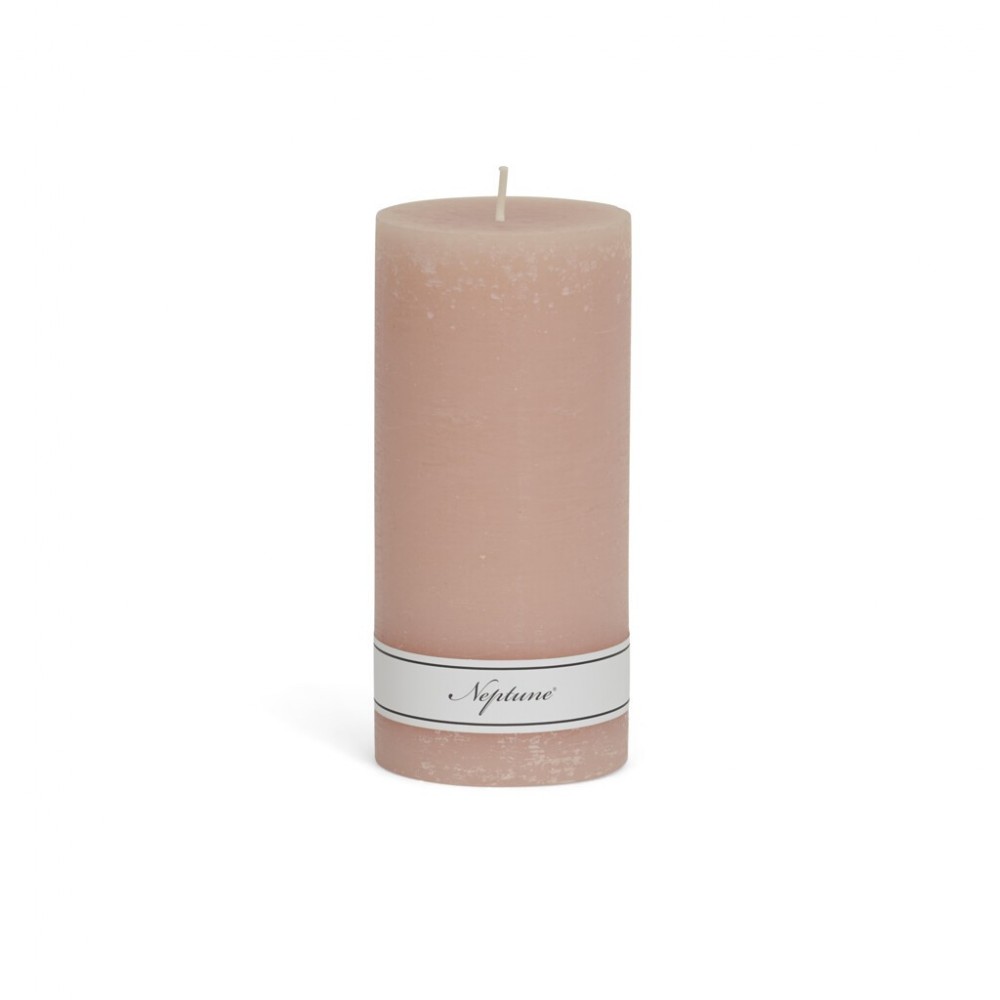 Blyton 7 x 15cm Pillar Candle - Potters Pink