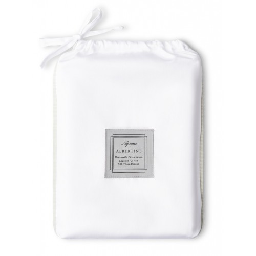 Albertine Housewife Pillowcases 50 x 70 cm - Set of 2- Peat