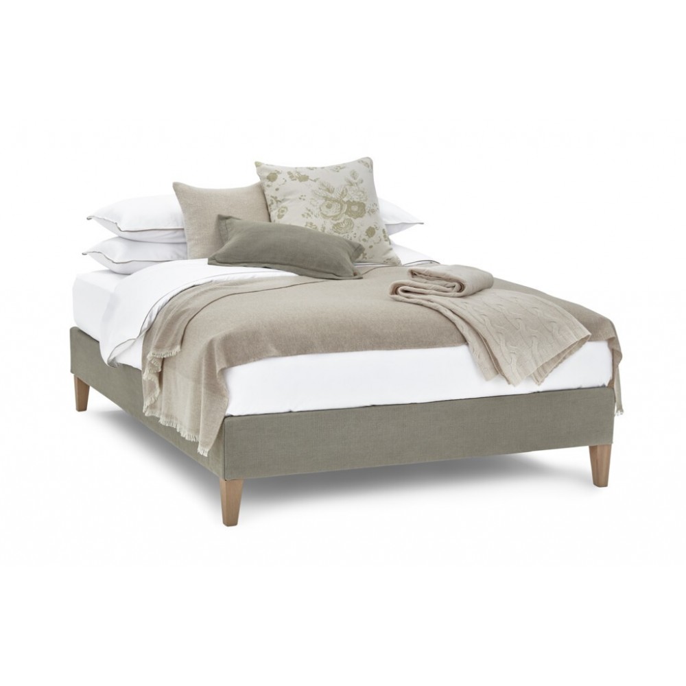Francis 160 Euro King Bed Base - Linara Natural