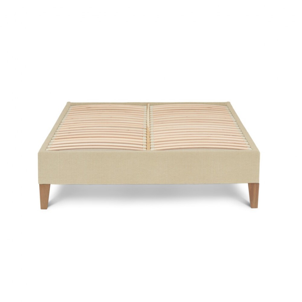 Francis 160 Euro King Bed Base - Linara Natural