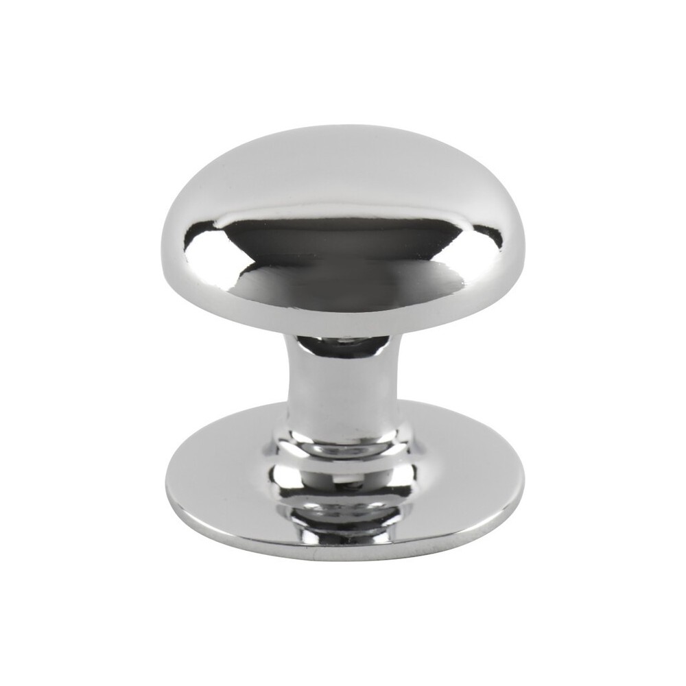 Chichester Mushroom Knob - Chrome - Medium