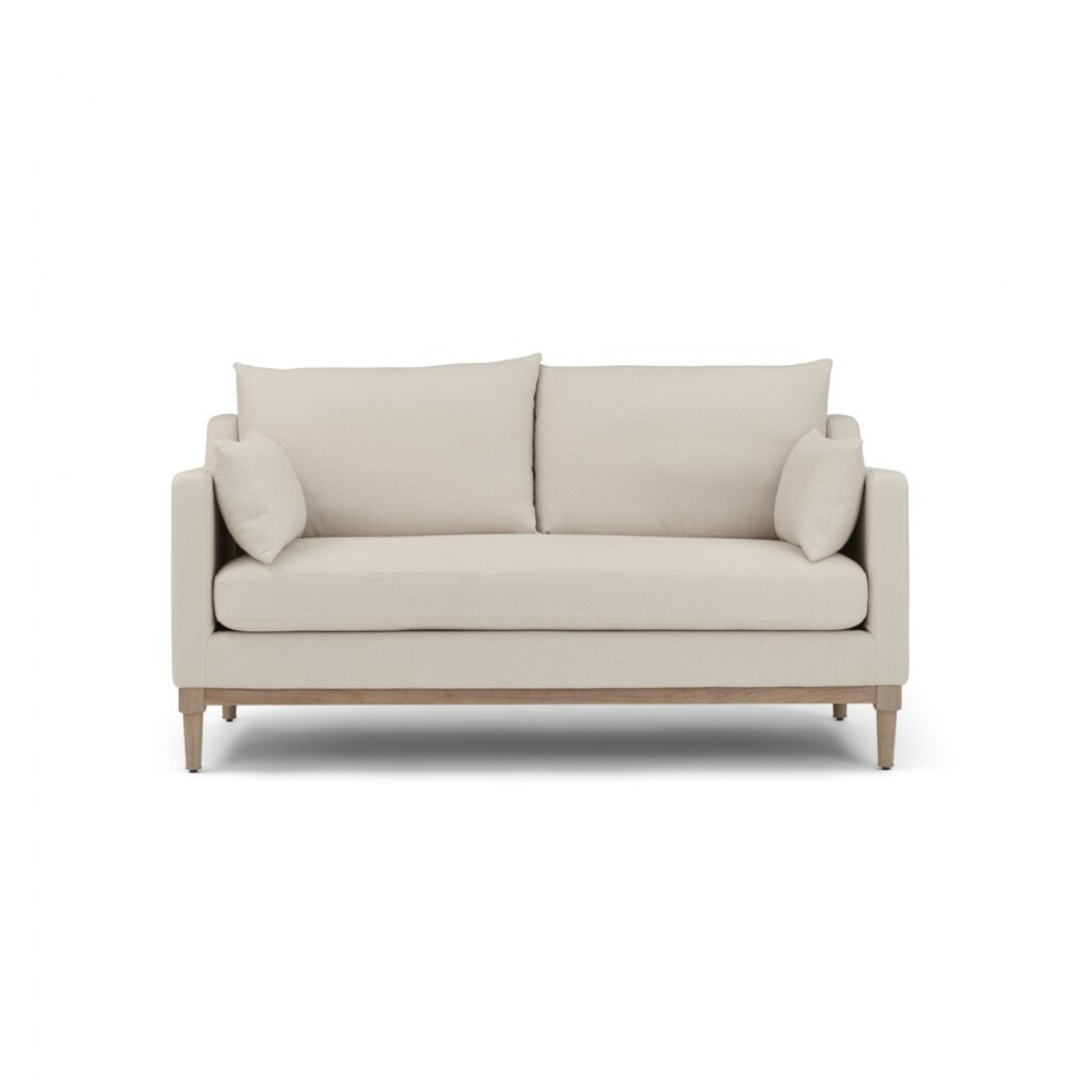 Eliza Sofa Medium - Hugo Pale Oat - Pale Oak Legs