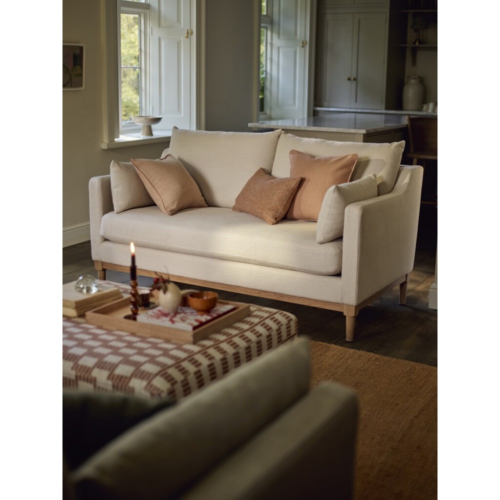 Eliza Sofa Medium - Hugo Pale Oat - Pale Oak Legs