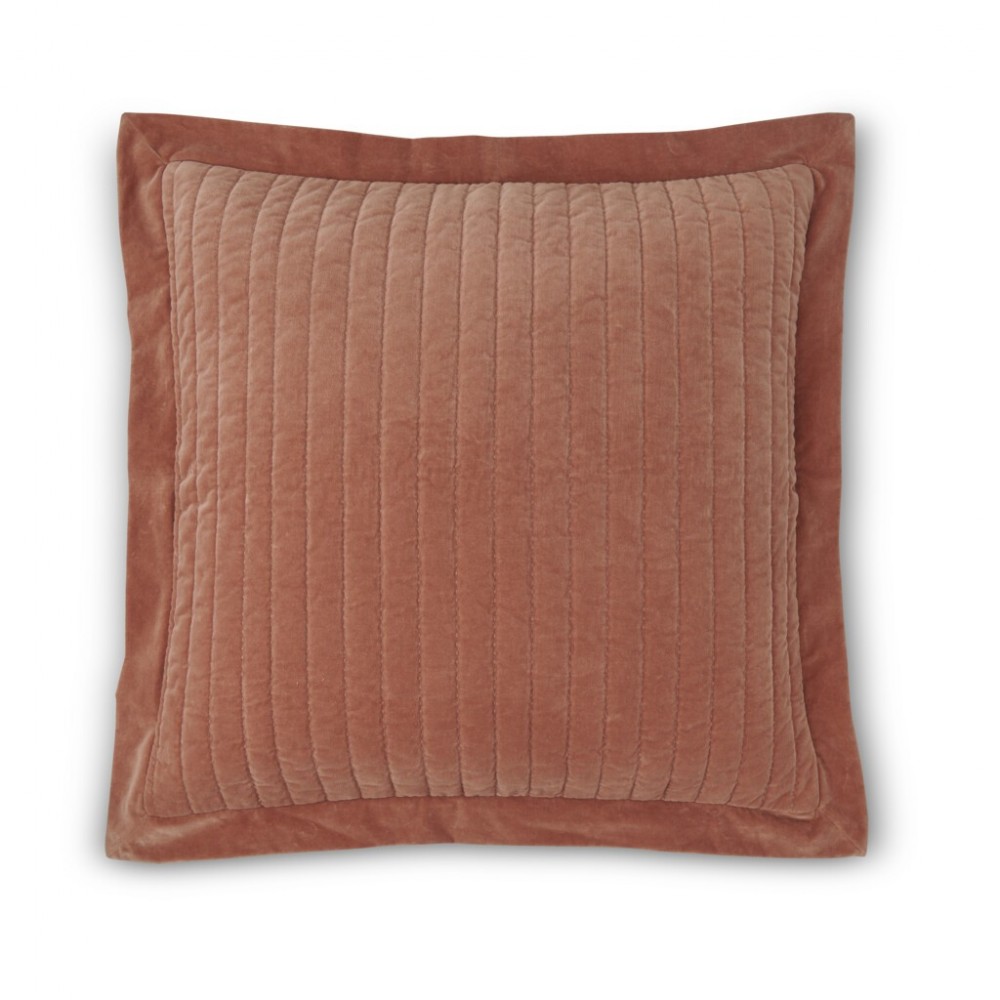 Adeline Velvet Cushion Cover 57x57cm - Rust